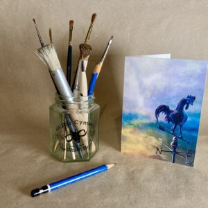 Galli Dormiens A6 card